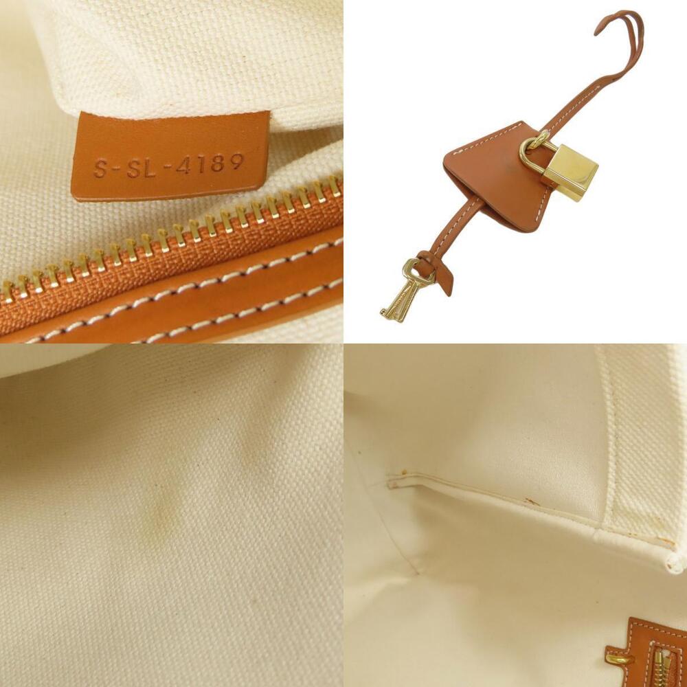 Celine Horizontal Cabas Tote Bag Canvas White - Picture 7 of 11